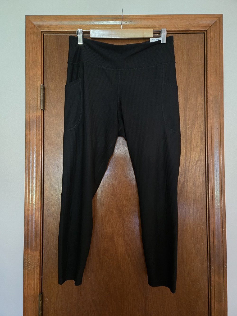 NWT Old Navy Black PowerSoft High-Rise 7/8 Pocket Leggings XL